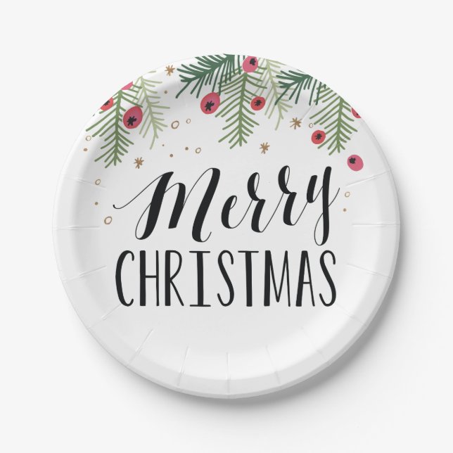Merry Berry Collection Paper Plates (Front)