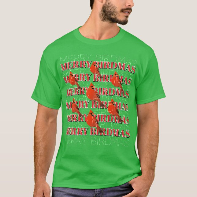 Merry BIRDMAS T-shirt (Front)