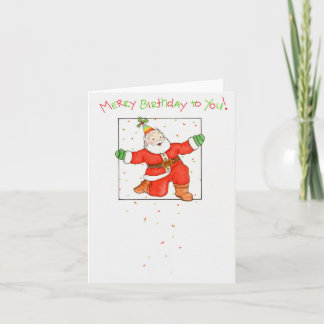 Merry Birthday Card