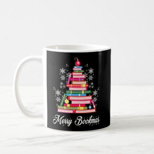 Merry Bookmas For Book Lover Coffee Mug