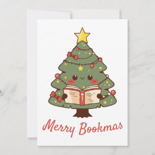 Merry Bookmas Holiday Card