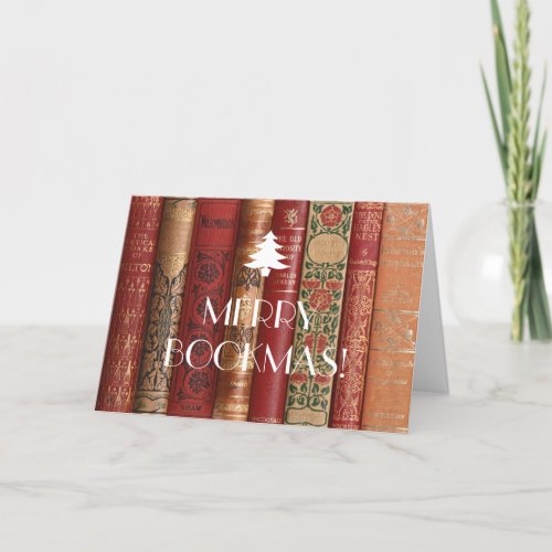 Merry Bookmas Holiday Card