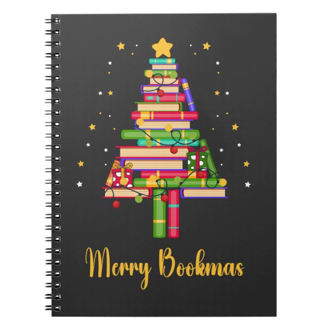 Merry Bookmas Notebook (Front)