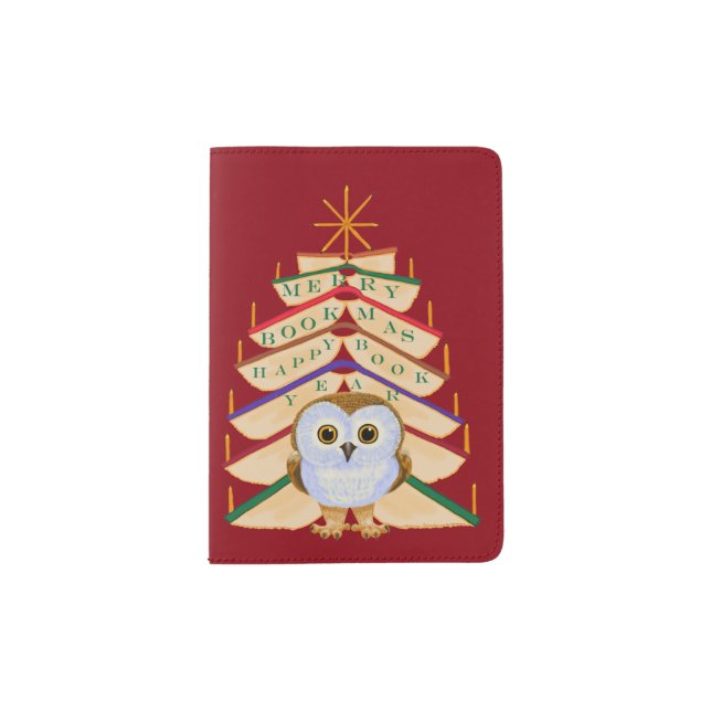 Merry Bookmas Passport Holder (Front)