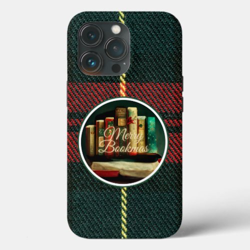 Merry Bookmas Readers and Book Lovers  iPhone 13 Pro Case