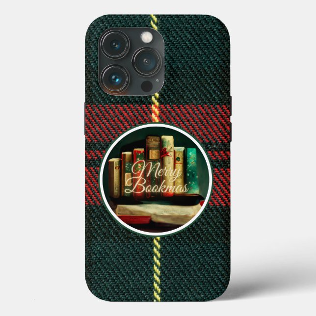 Merry Bookmas, Readers and Book Lovers  Case-Mate iPhone Case (Back)