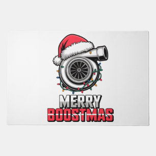 Merry Boostmas Boost lover Santa Turbo Christmas Doormat