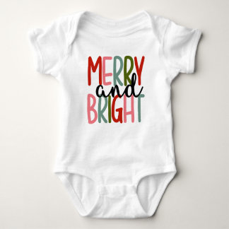 Merry & Bright Baby Outfit Baby Bodysuit
