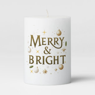 Merry & Bright Candle – Cozy Christmas