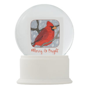 Cardinal Snow Globes Zazzle