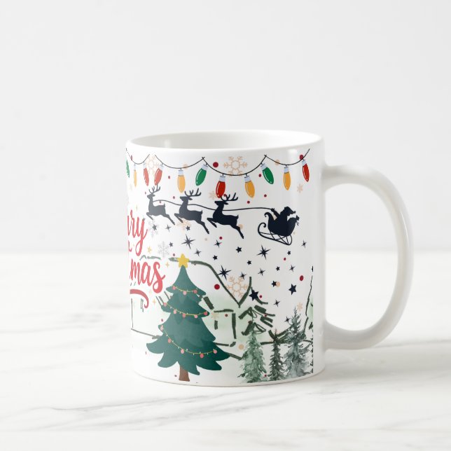 Merry & Bright Christmas Classic & Festive Mugs (Right)