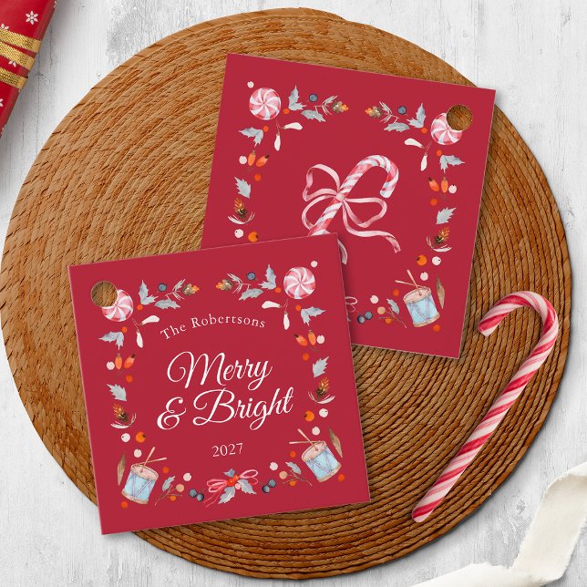 Merry & Bright Christmas  Favor Tags (Creator Uploaded)