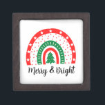 Merry & Bright Christmas   Gift Box<br><div class="desc">Merry & Bright  Christmas Gift</div>