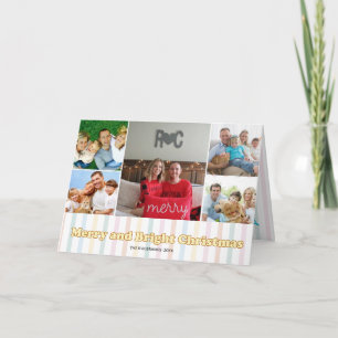 Merry & Bright Christmas Photo Invitation