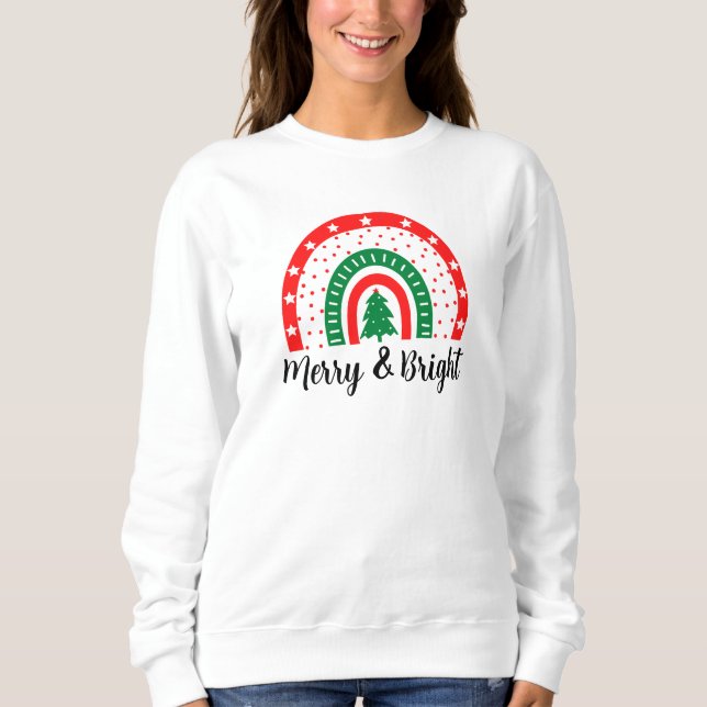 Merry & Bright Christmas  Sweatshirt (Front)