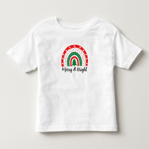 Merry  Bright Christmas   Toddler T_shirt