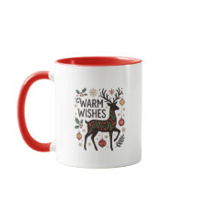 Merry & Bright Christmas Wreath Green Handle