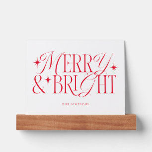 Merry & Bright Classic Stars Picture Ledge