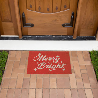 Merry & Bright Coir Mat