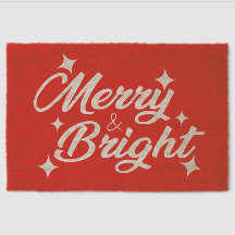 Merry & Bright Coir Mat