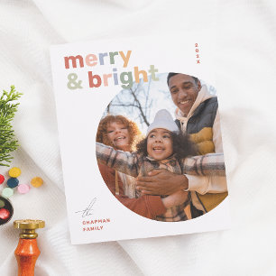 Merry & Bright Colorful Christmas Photo Budget