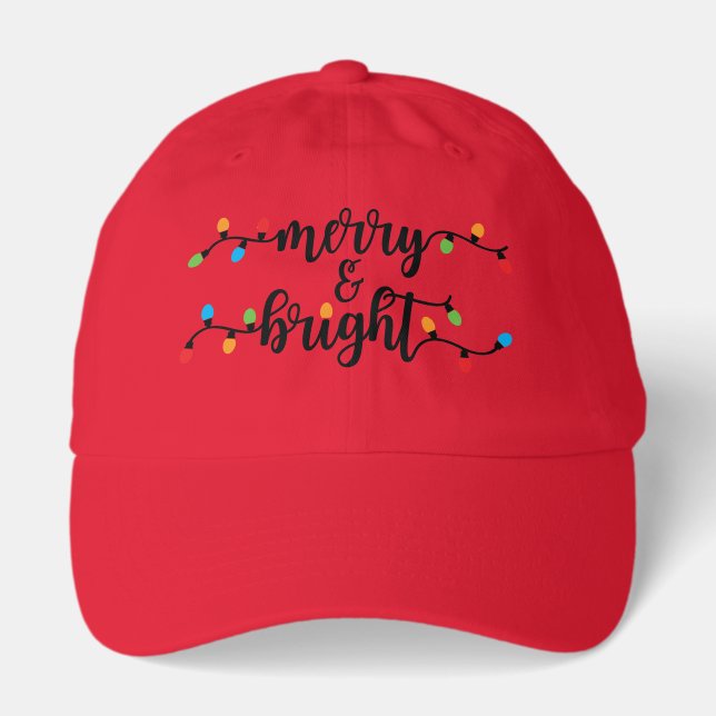 Merry & Bright Hat (Front)