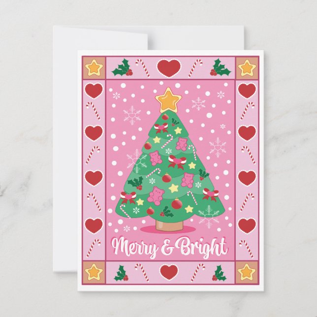 Merry & Bright Holiday Card (Front)
