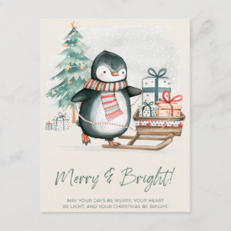 Merry & Bright Holiday Card