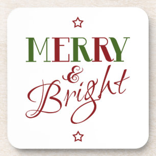 Merry & Bright Holiday Coasters