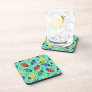 Merry & Bright Lights Beverage Coaster