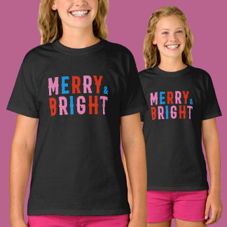 Merry & Bright, Merry Christmas T-Shirt