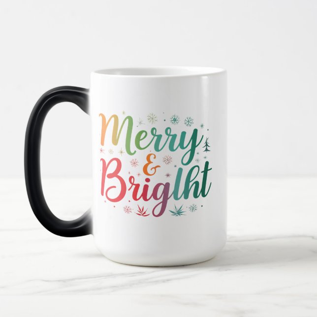 Merry & Bright Morphing Mug - 15 oz   (Left)
