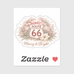 Merry & Bright Mother Road Charm Sticker