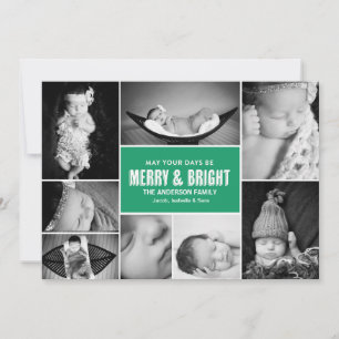 Merry & Bright Multi Photo Card