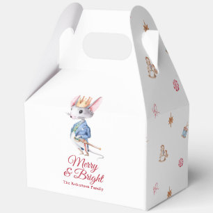Merry & Bright Nutcracker Mouse Favor Box