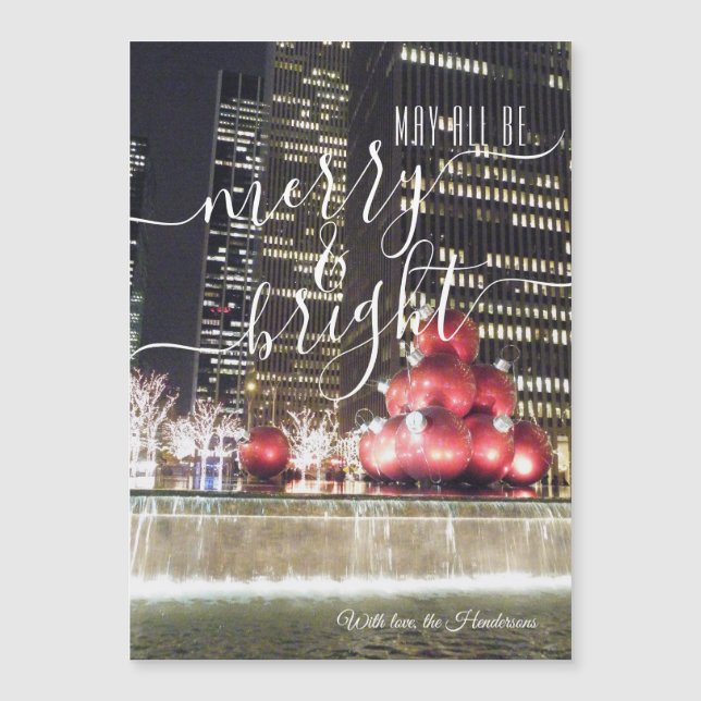 Merry & Bright | NYC Christmas Lights Photography (Front)
