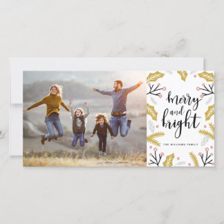 Merry & Bright | Photo Holiday Card