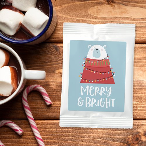 Merry  Bright Polar Bear Hot Chocolate Drink Mix