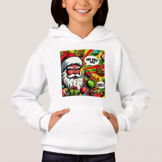 Merry & Bright Pop Art – Bold Christmas T-Shirt Hoodie