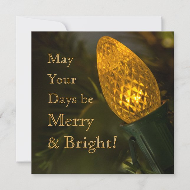 Merry & Bright Save The Date (Front)