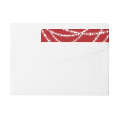 Merry  Bright Sparkles Holidays Address Labels