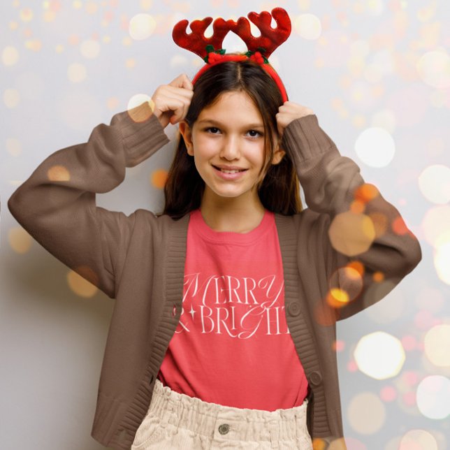 Merry & Bright Stars T-Shirt (Creator Uploaded)