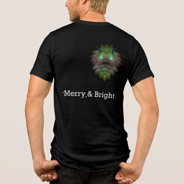 Merry & Bright Tri-Blend Shirt (Back)