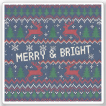 Merry & Bright Ugly Christmas Sweater