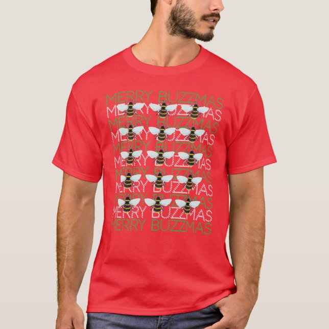 Merry Buzzmas T-shirt  (Front)