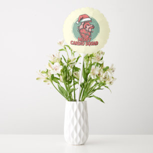 Merry Cardio Squad Cute Anatomical Heart with Chri Balloon