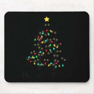 Merry Catmas Cat Christmas Tree Kids Girls Boys Me Mouse Pad