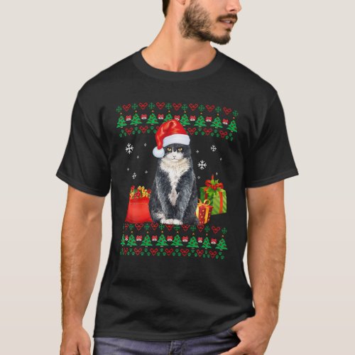 Merry Catmas Cat Ugly Christmas British Shorthair T_Shirt