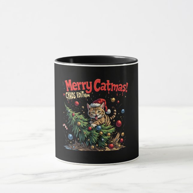 Merry Catmas – Chaos Edition Mug (Center)