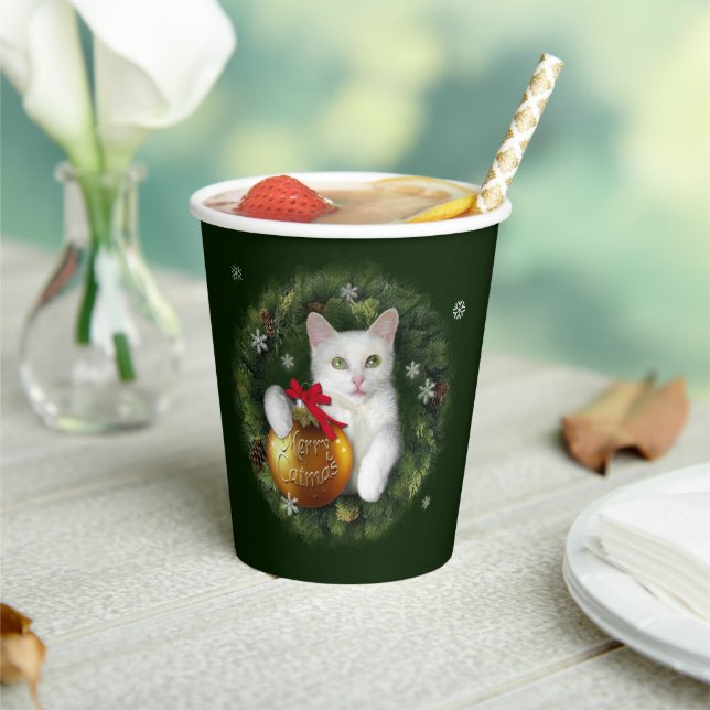 Merry Catmas  Paper Cups (Insitu)